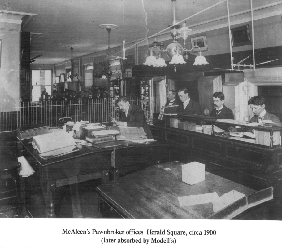 McAleen's Pawnbroker Offices Herald Square